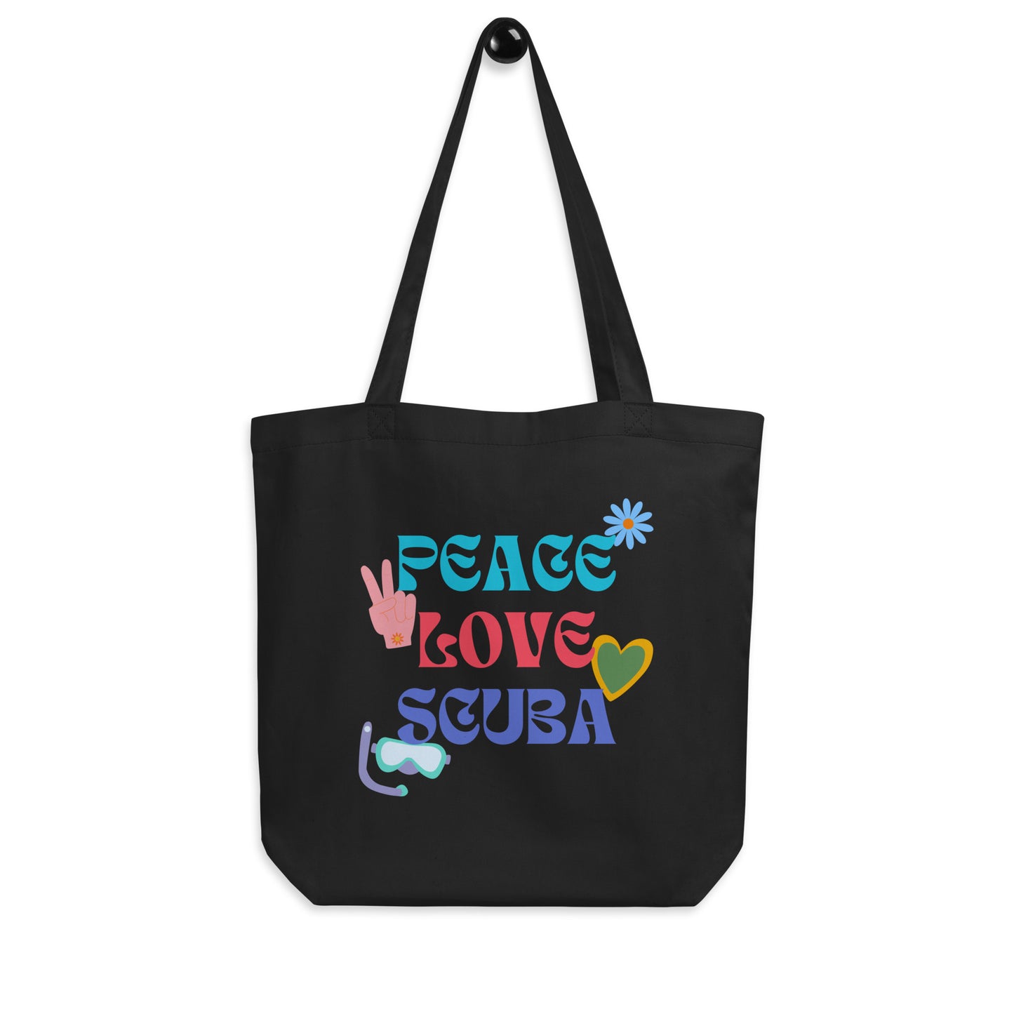 Peace, Love and Scuba | Eco Tote Bag