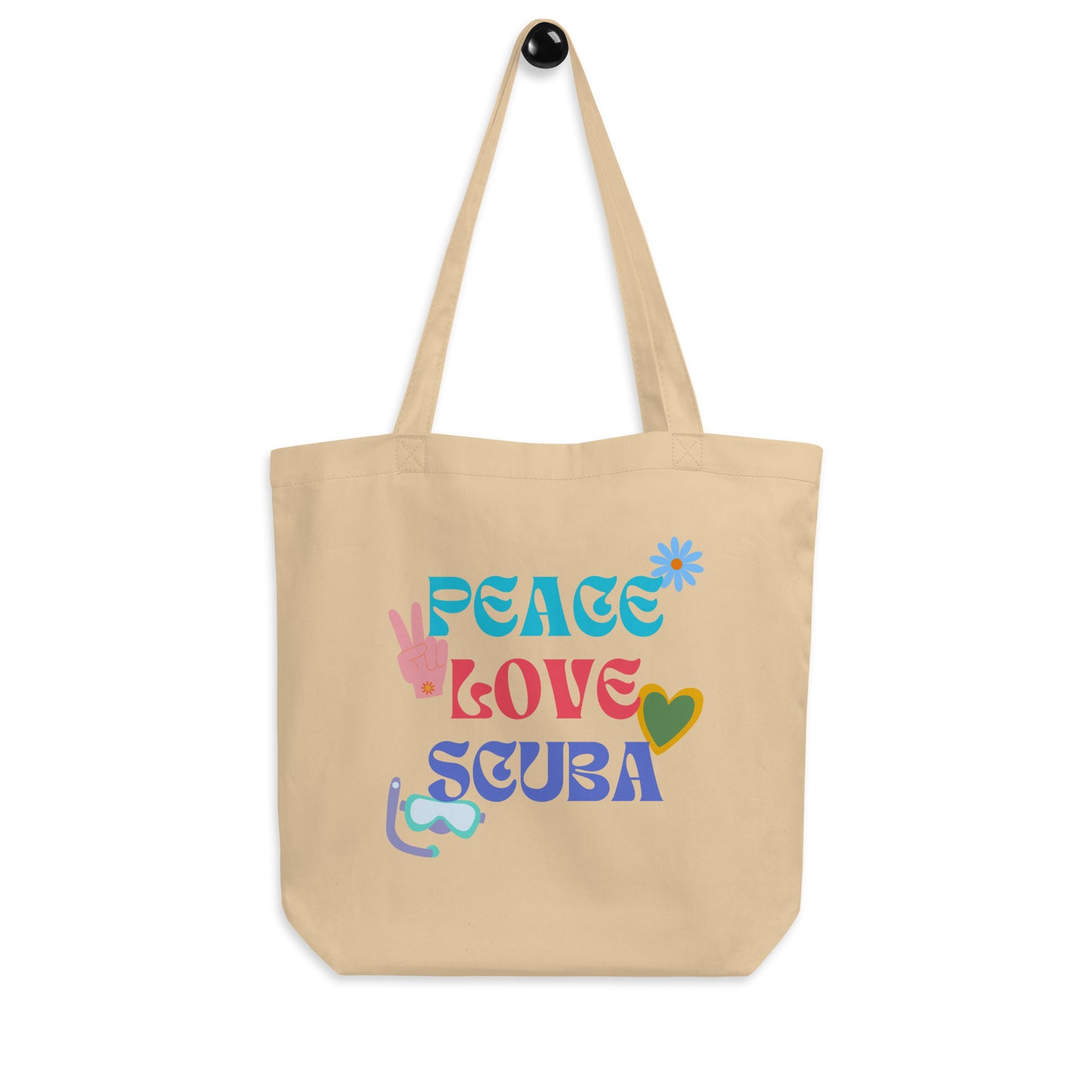 Peace, Love and Scuba | Eco Tote Bag